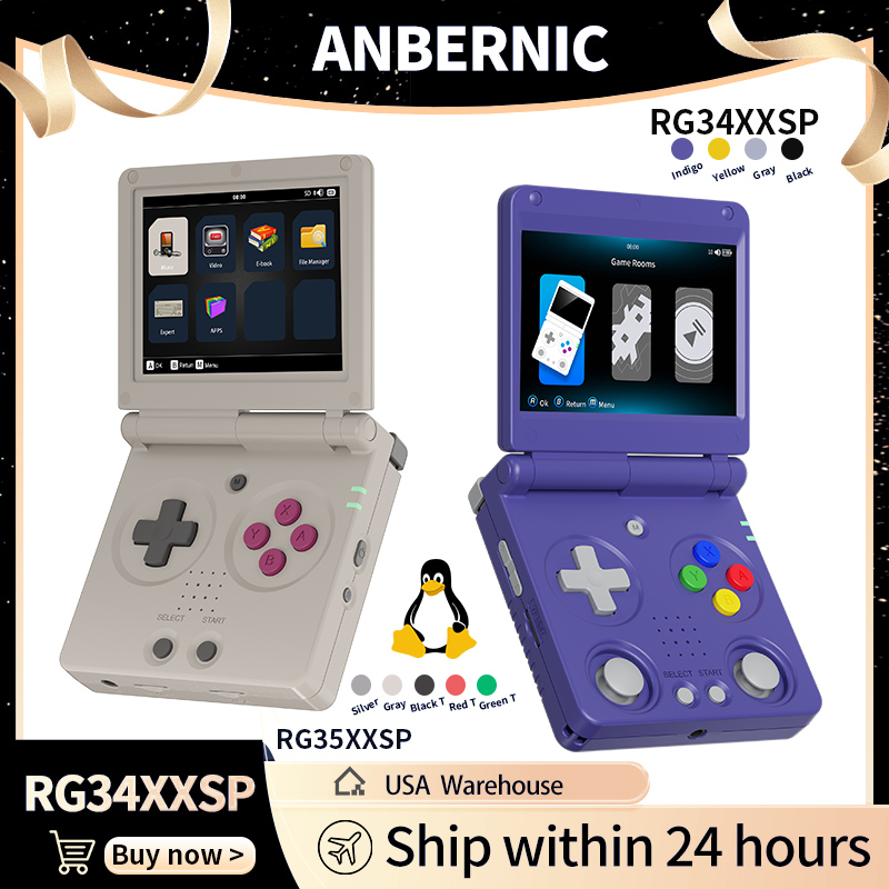 Anbernic RG34XXSP RG35XXSP Fli - Retro Gaming Mobile incelemesi ve fiyatı