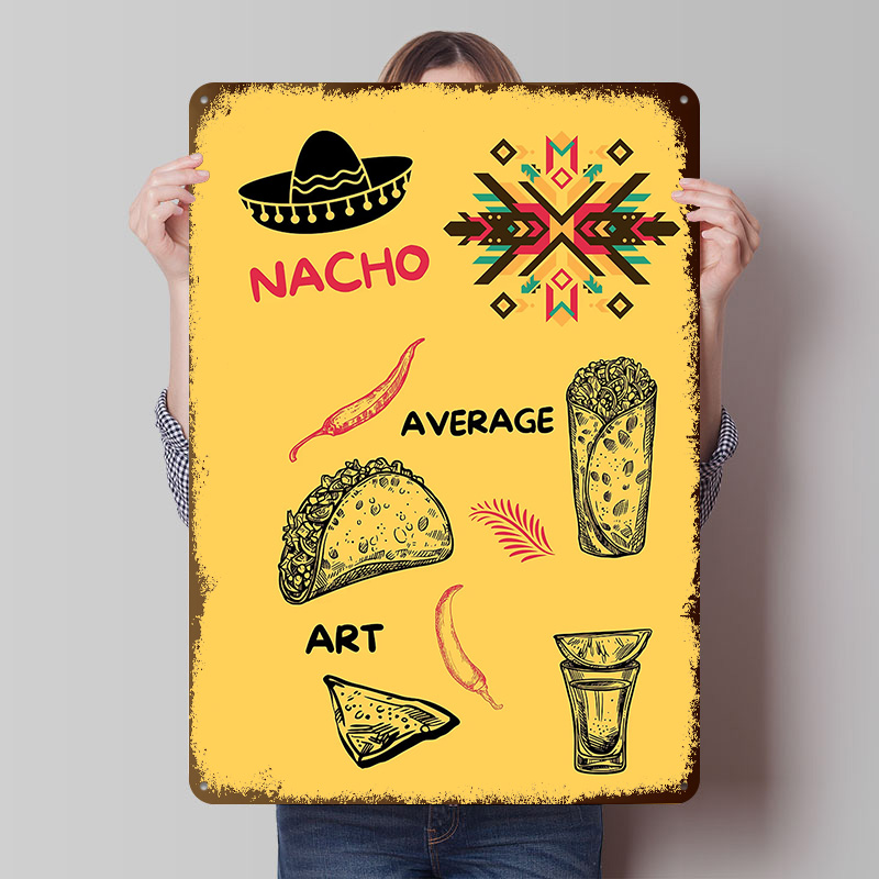 Mexican Food on Yellow Backgro - Background Retro Gaming incelemesi ve fiyatı