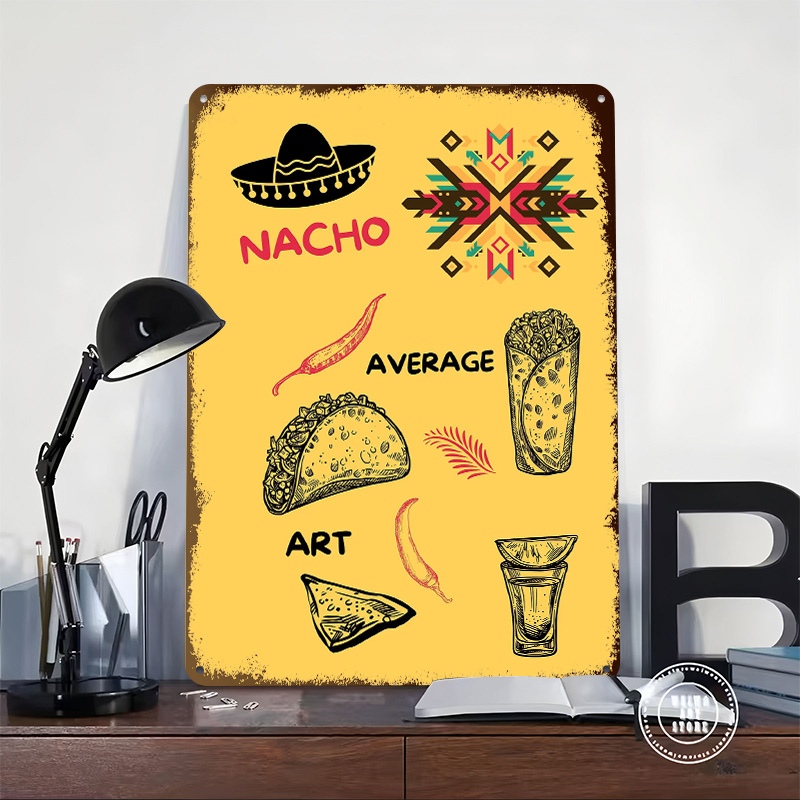 Mexican Food on Yellow Backgro - Background Retro Gaming incelemesi ve fiyatı