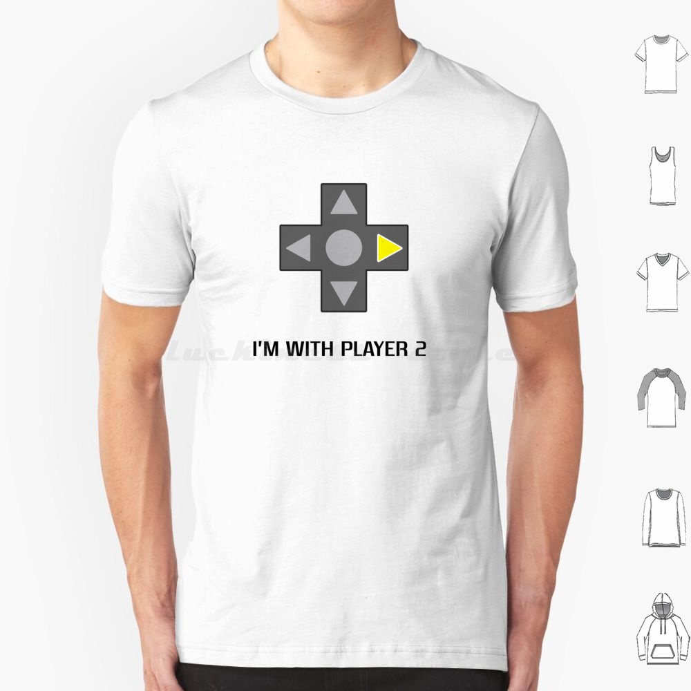 I'm With Player 2 T Shirt Big  - Retro Gaming Gamestop incelemesi ve fiyatı