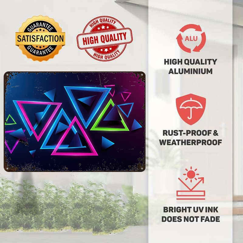 Neon Triangles Abstract Backgr - Background Retro Gaming incelemesi ve fiyatı