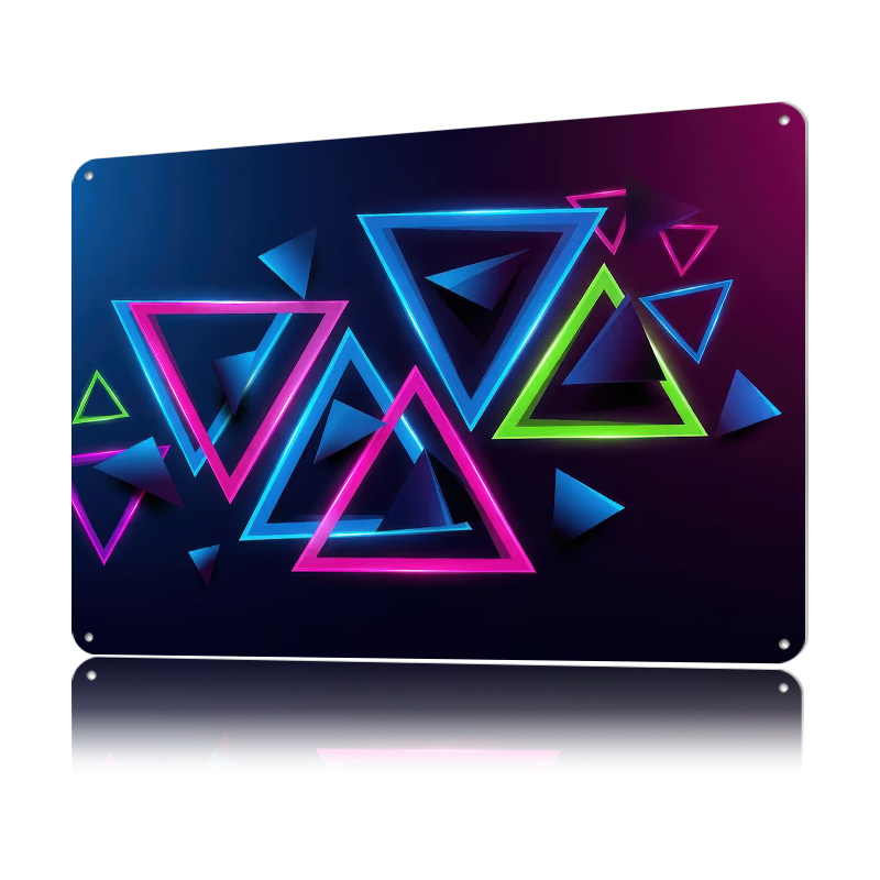 Neon Triangles Abstract Backgr - Background Retro Gaming incelemesi ve fiyatı
