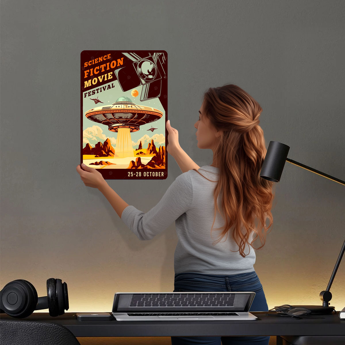 Sci-Fi Movie Festival Poster M - Retro Gaming Festival incelemesi ve fiyatı