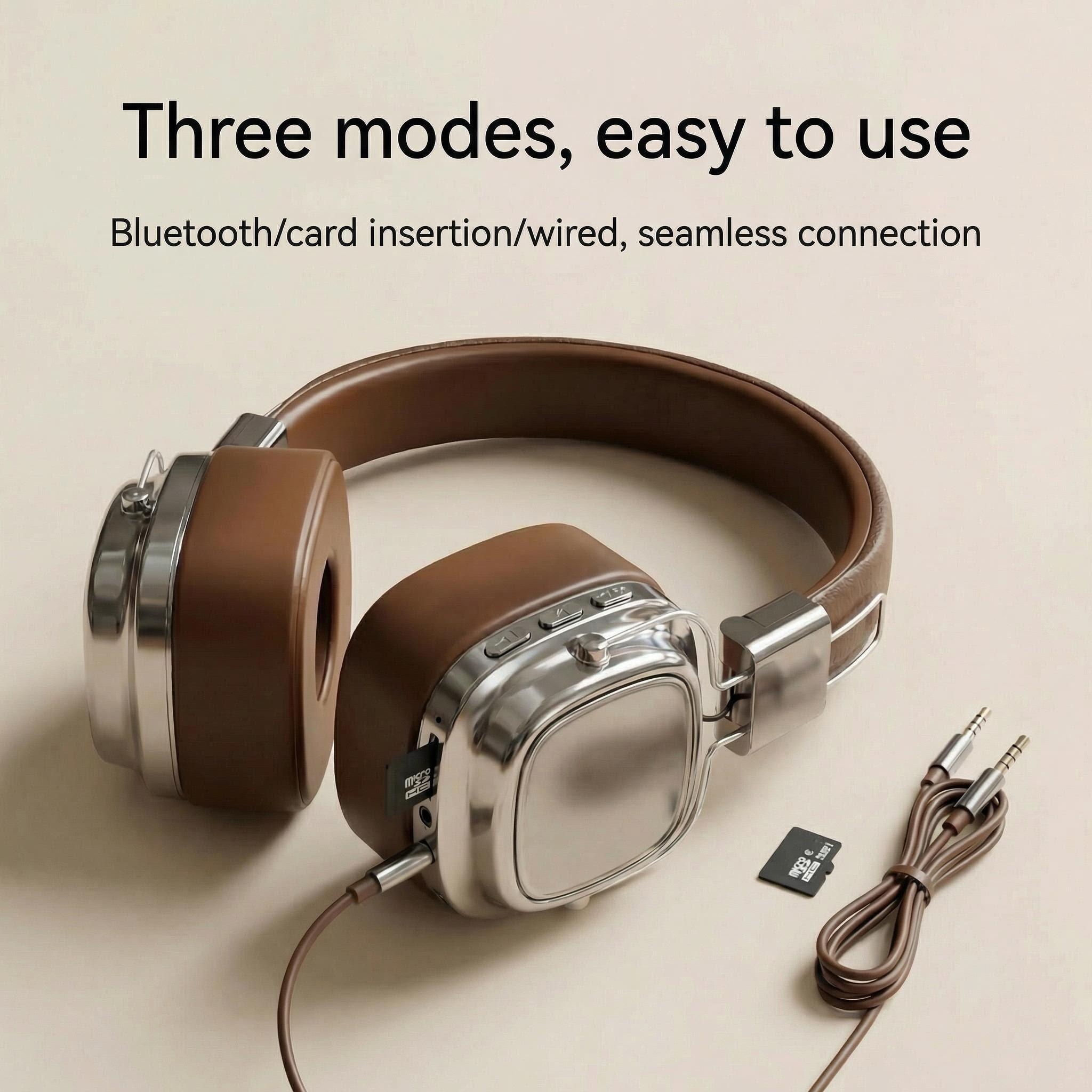 Retro Leather Over-ear Headpho - Retro Gaming Mobile incelemesi ve fiyatı