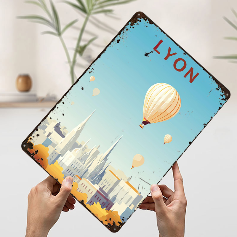 Travel to Lyon Printed Poster  - Retro Gaming Lyon incelemesi ve fiyatı