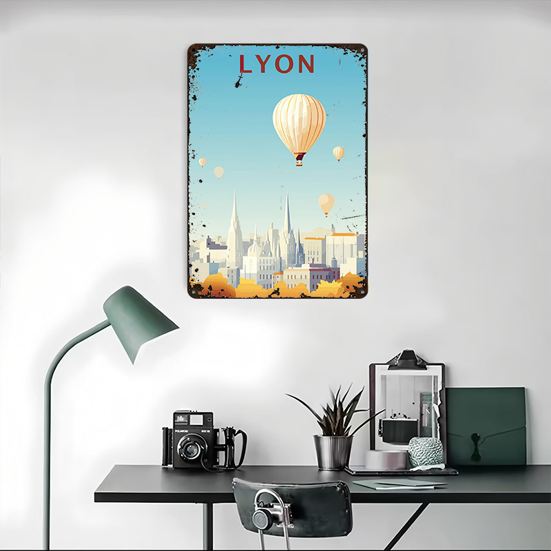 Travel to Lyon Printed Poster  - Retro Gaming Lyon incelemesi ve fiyatı