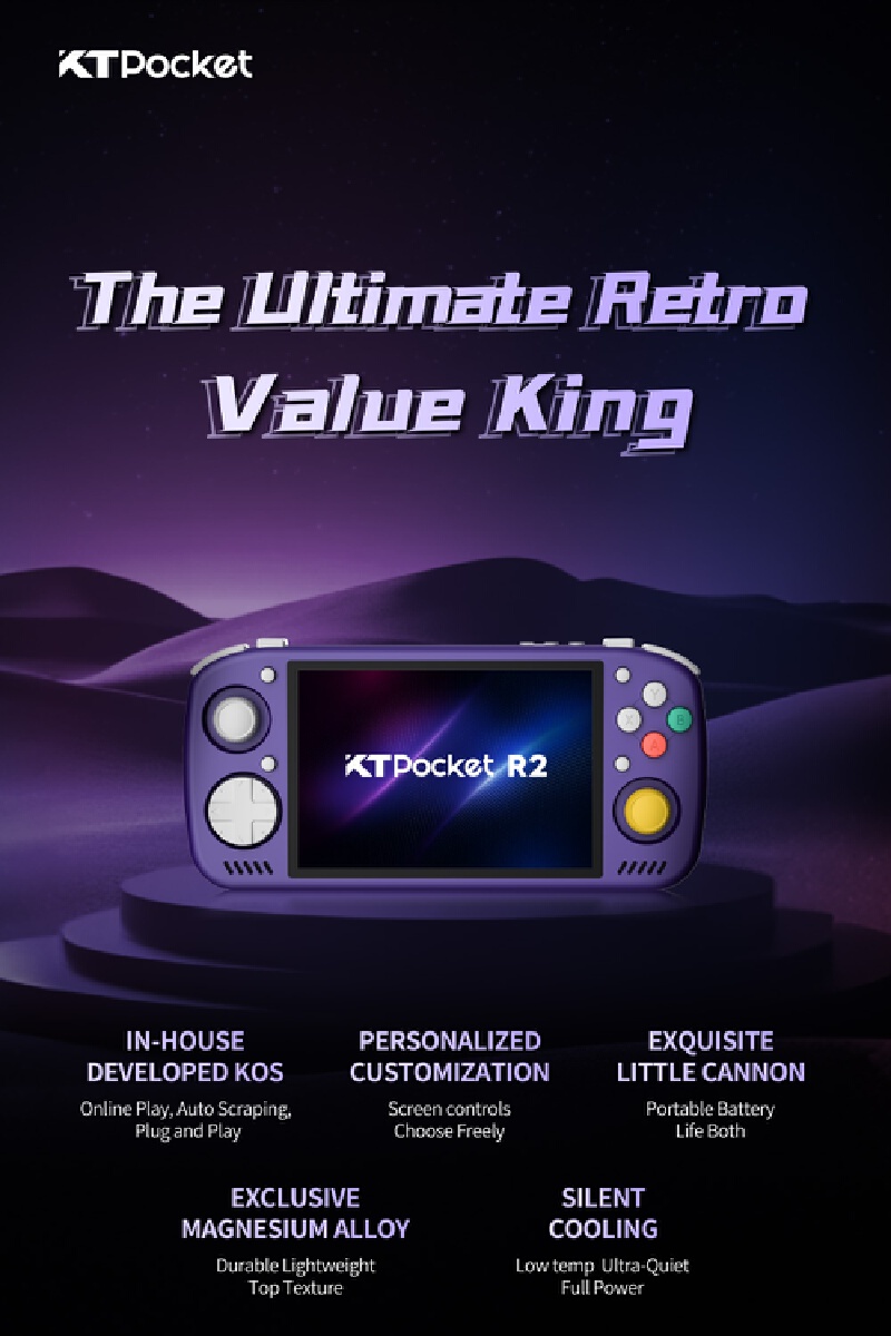 KTPocket R2 KTR2 4:3/3:2 Touch - Retro Gaming Devices incelemesi ve fiyatı