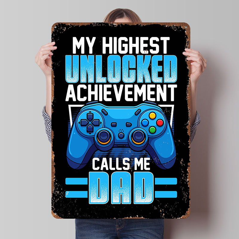 Gaming Dad Achievement Tin Pos - Retro Gaming Achievements incelemesi ve fiyatı