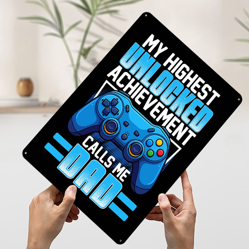 Gaming Dad Achievement Tin Pos - Retro Gaming Achievements incelemesi ve fiyatı