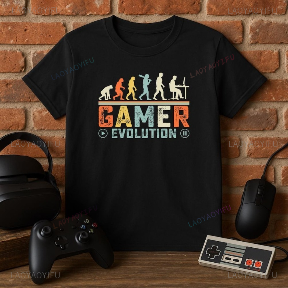 Gamer Evolution T-Shirt Retro  - Retro Gaming Ideas incelemesi ve fiyatı
