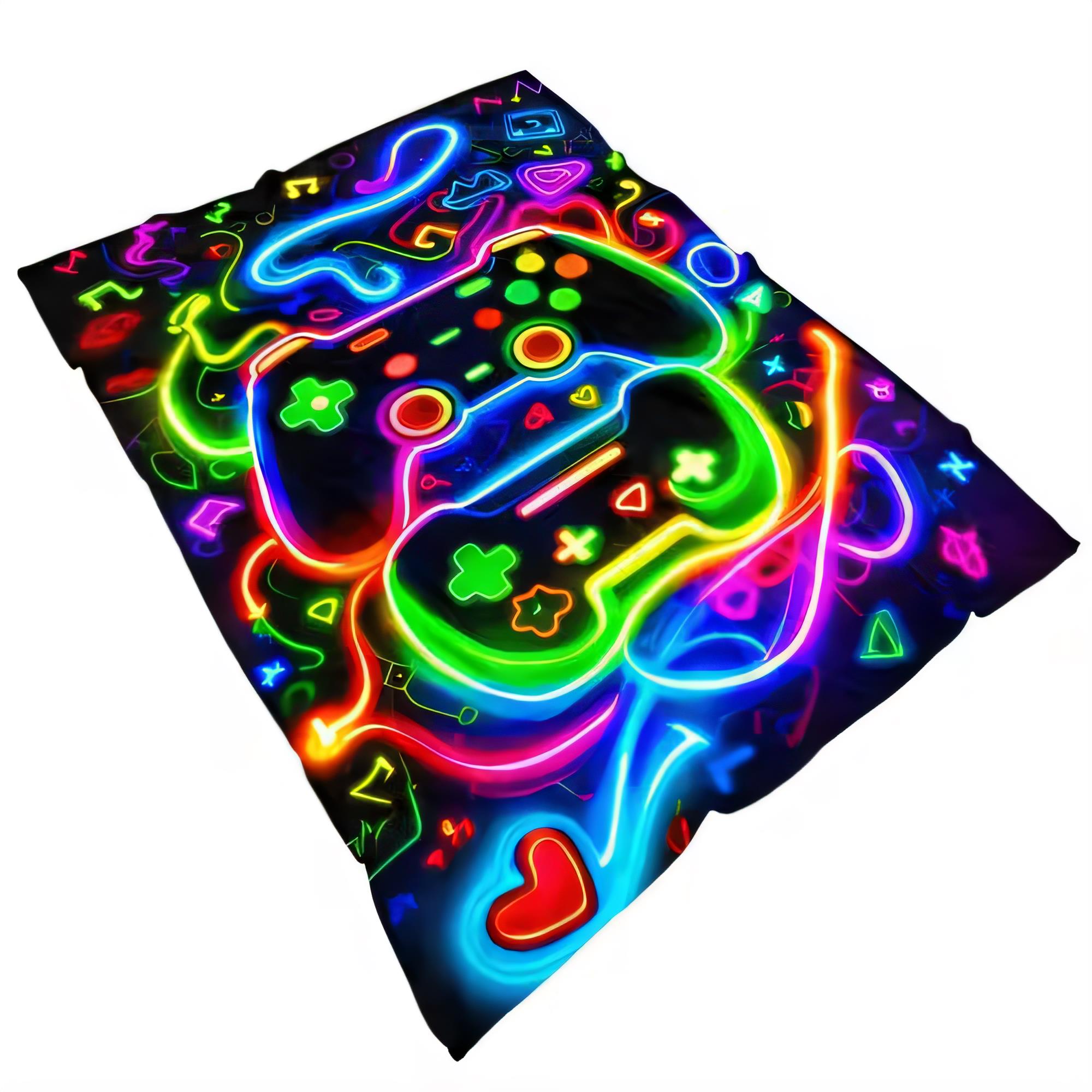 Vibrant Neon Gaming Blanket So - Background Retro Gaming incelemesi ve fiyatı