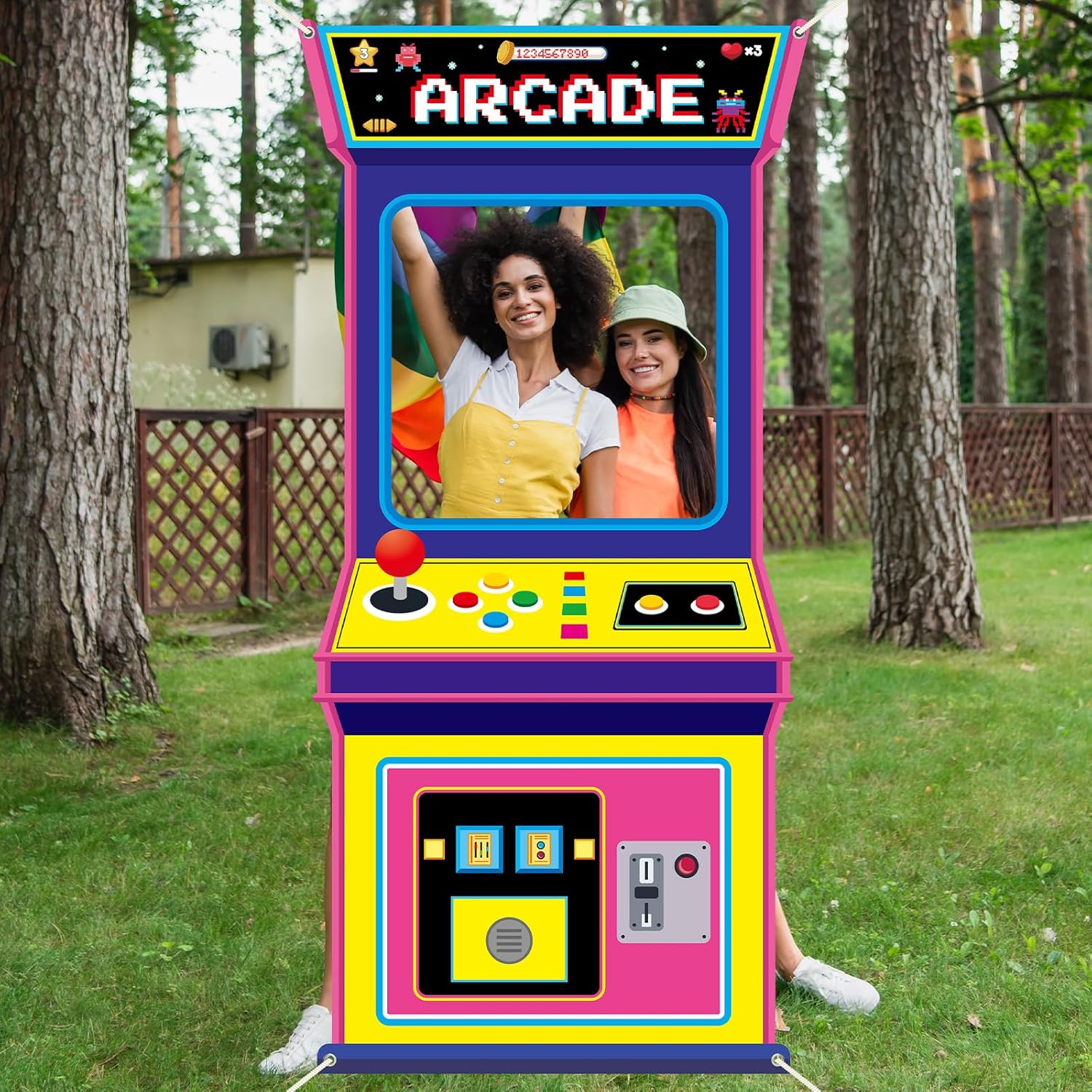 Fabric Arcade Game Photo Backg - Background Retro Gaming incelemesi ve fiyatı
