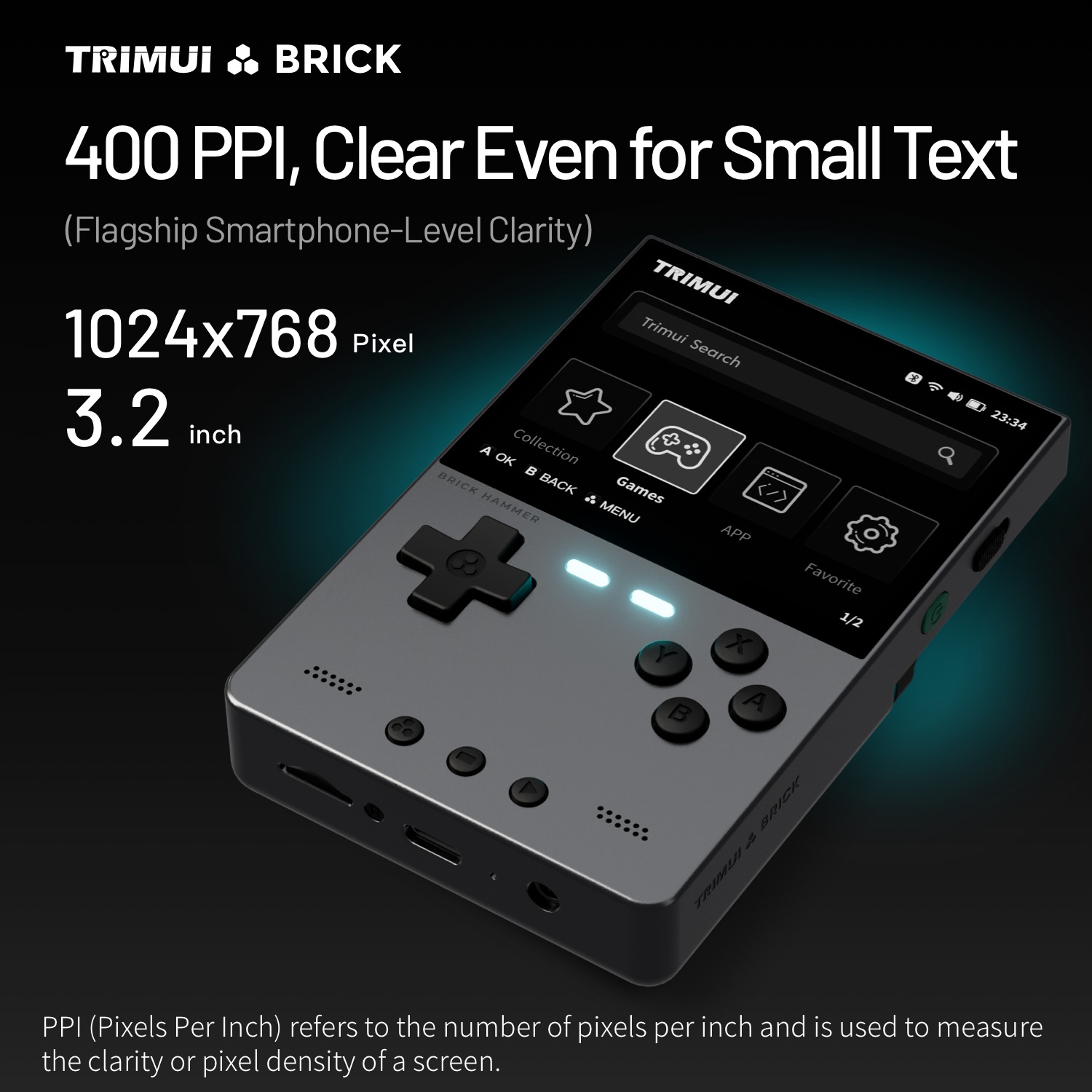 TRIMUI BRICK HAMMER Retro Hand - Retro Gaming Mobile incelemesi ve fiyatı