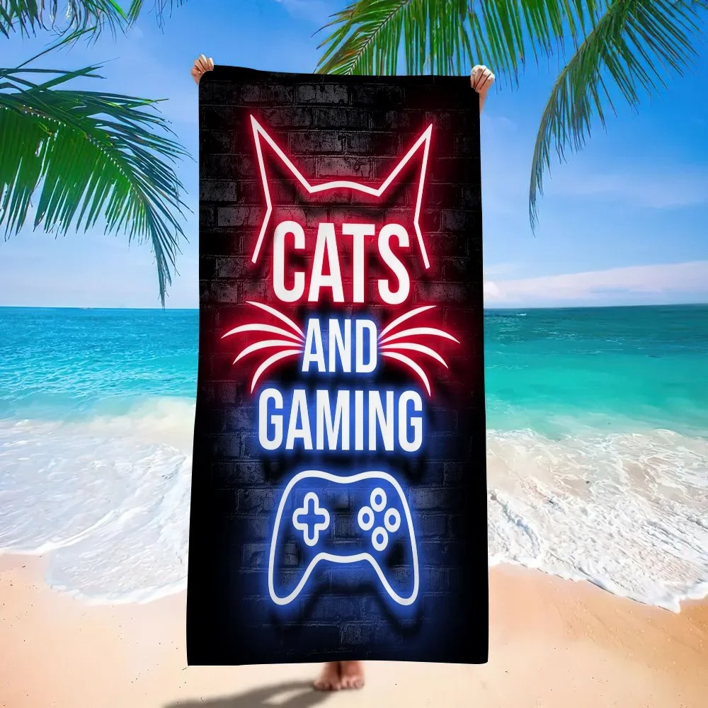 Retro Gaming Neon Beach Towel, - Background Retro Gaming incelemesi ve fiyatı