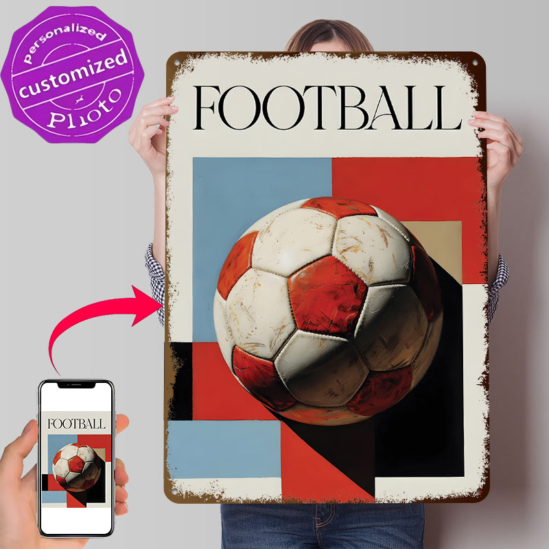 Football With Geometric Backgr - Background Retro Gaming incelemesi ve fiyatı