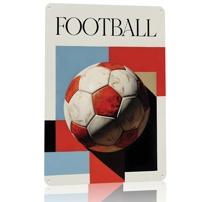 Football With Geometric Backgr - Background Retro Gaming incelemesi ve fiyatı