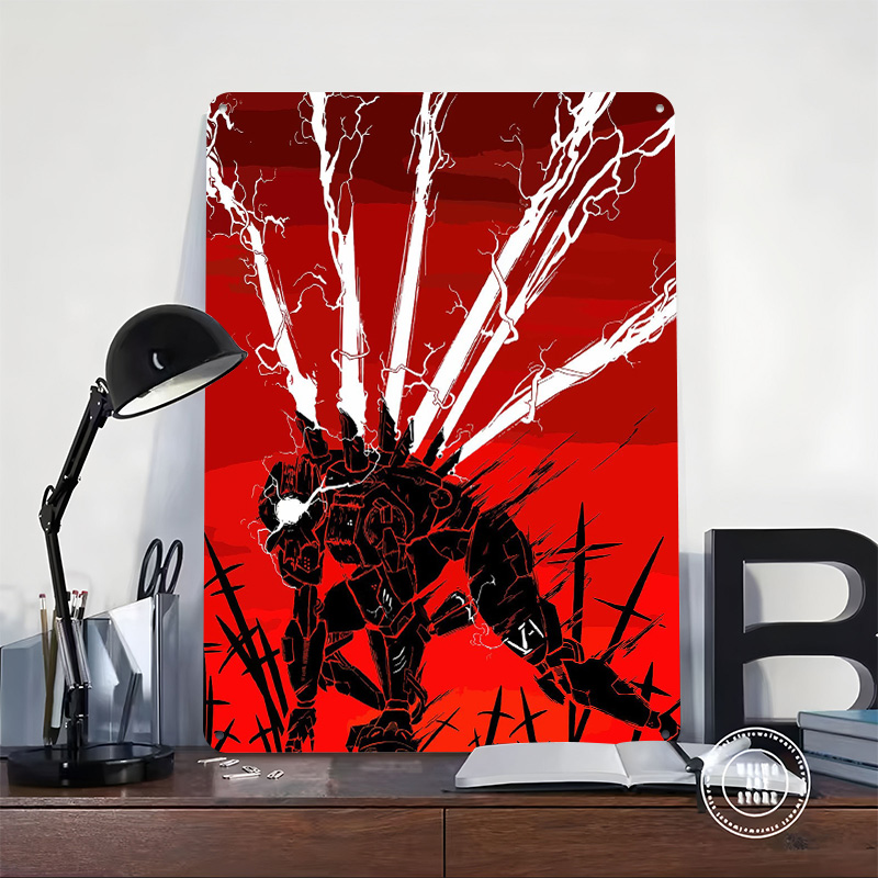 Mech With Lightning on Red Bac - Background Retro Gaming incelemesi ve fiyatı