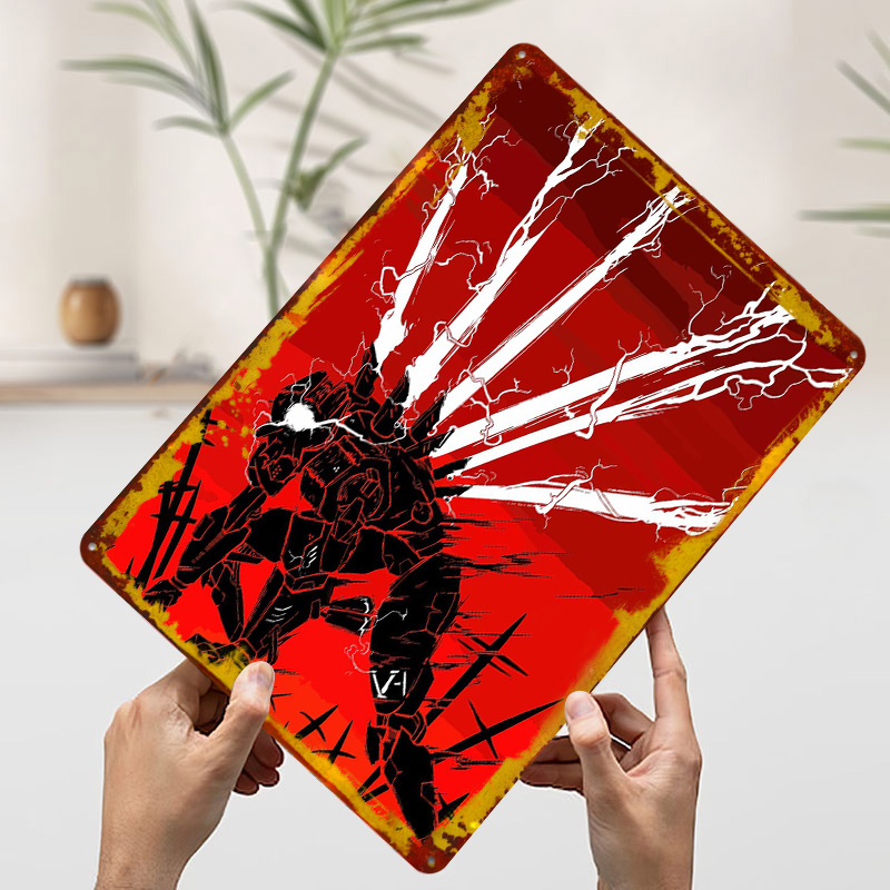 Mech With Lightning on Red Bac - Background Retro Gaming incelemesi ve fiyatı