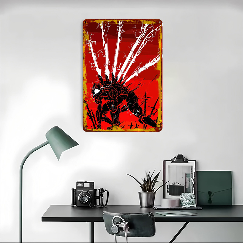 Mech With Lightning on Red Bac - Background Retro Gaming incelemesi ve fiyatı
